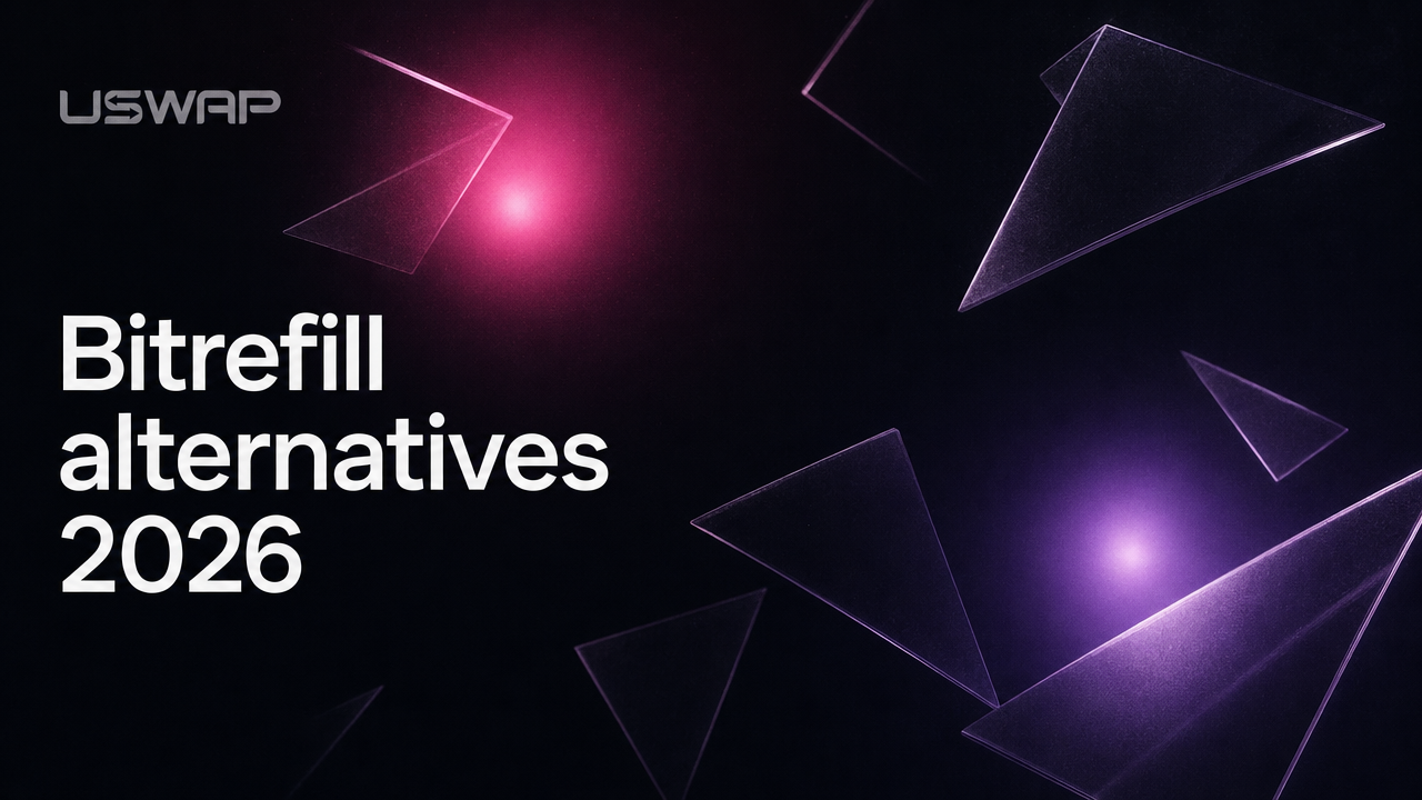 uSwap blog hero — Bitrefill alternatives 2026